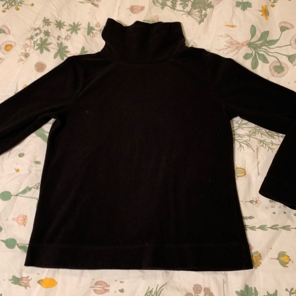 EUC Old Navy Black Fleece Mock
